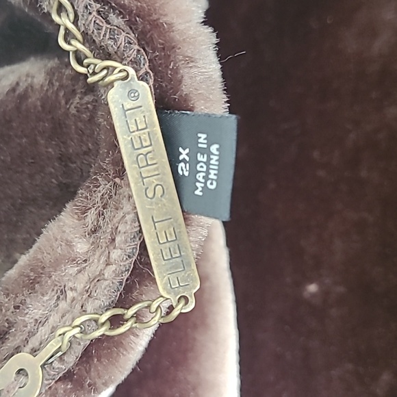 Vintage NWT Fleet Street women's hooded faux fur shearling coat 2X, new - Picture 15 of 16